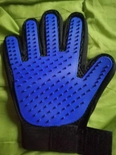 Nuevo juguete de Silicón para perro para cepillo guante Deshedding suave eficiente cuidado para mascotas guante baño para perros gato suministros de limpieza Accesorios