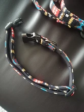 Collar de nailon personalizado para perros pequeños, medianos y grandes, con estampado colorido, correa para caminar