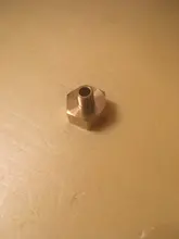 Buje hexagonal de rosca hembra a macho, reductor de cobre de ajuste de tubería de agua y Gas, conector adaptador acoplador de latón 1/8, 1/4, 3/8, 1/2, 3/4