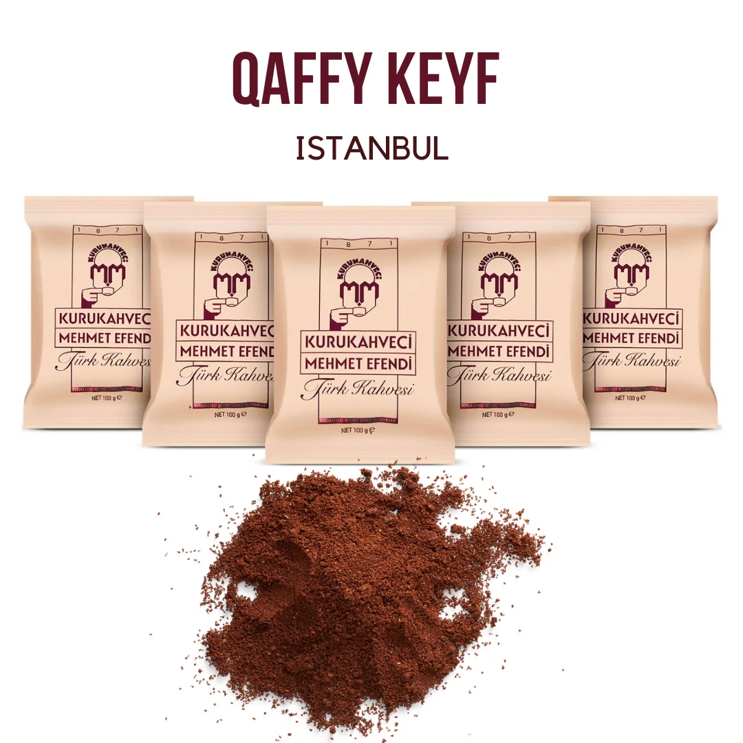 Турецкий кофе Kurukahveci Mehmet Efendi оригинальный турецкий 100 г x 5 зажаренный эспрессо |