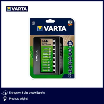 

VARTA LCD Multi Charger +-chargeur de refillable batteries NiMH AA / AAA / 8 single grooves