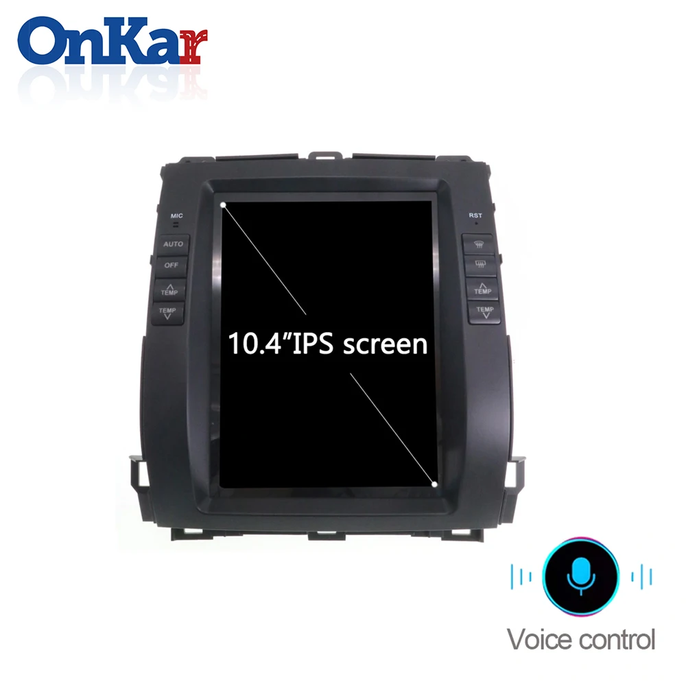 ONKAR 1 Din Android авто для Toyota Land Cruiser Prado120/Lexus GX470 2002-2009 Android 8,1 4GB 32GB Автомобильный радиоприемник с навигацией GPS