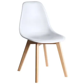 

Chair MARAIS, wood, white polypropylene