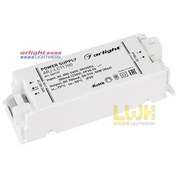 

Power supply arj-le71700 (50W, 700ma, PFC) 1 PCs Arlight 023127