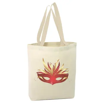 

Angemiel Bag Feathered Mask Shopping Beach Tote Bag