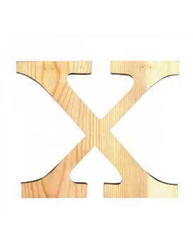 

WOODEN ALPHABET LETTER X