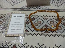 Collar de dentición hecho de ámbar báltico para el bebé - Simple de Paquetes - 3 Sizes - 10 Colors