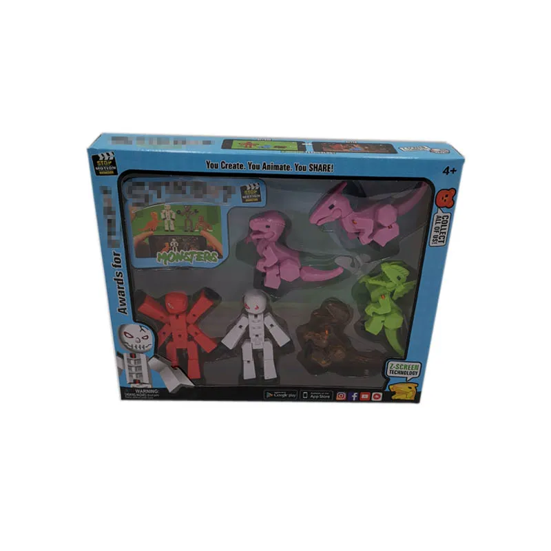as picture Stikbot Mega Monster Pet Stiklion stikelephon Stikhippo stiktrhino Stiktriceratops Stikstegosarus Stikpachycephalosaurus - Цвет: as picture