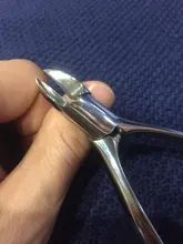 MR.GREEN-cortauñas superafilada de acero inoxidable, alta calidad, para cutículas, uñas postizas, pedicura