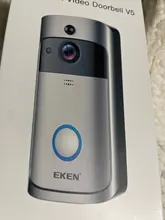 EKEN V5, videoportero IP inteligente, WIFI, vídeo, puerta, teléfono, timbre, WIFI, timbre, cámara, alarma IR, cámara de seguridad inalámbrica