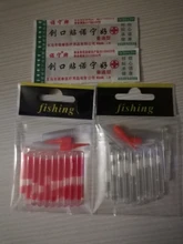 Varita luminosa para pesca, barra flotante fluorescente estilo luciérnaga para la noche que brilla en la oscuridad, 4,5x40 mm, 10 unidades/bolsa