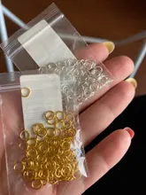 100 unids/pack 5mm círculo abierto saltar anillos, collar, pulsera, pendiente, colgante conectores bricolaje joyería de accesorios de artesanía