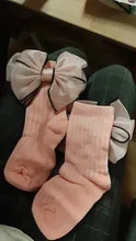 Calcetines cortos de encaje para bebé recién nacido, para niña, con lazo de invierno, de algodón, de princesa, moda para niña, ropa de 1, 2, 3, 4, 5, 6, 7 y 8