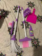 Juego de simulación de casa para niños, mini herramientas de limpieza, fregona, escoba, juego de Juguetes