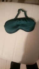 Las mujeres de seda imitada antifaz para dormir de viaje portátil parche Ojo de siesta parche venda de reposo de la cubierta de ojo máscara de dormir noche visera