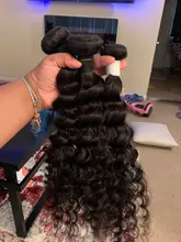 Melodie 28 30 32 pulgadas onda profunda mechones con cierre brasileño de la Virgen del pelo humano Frontal rizado mechones y 4X4 cierre