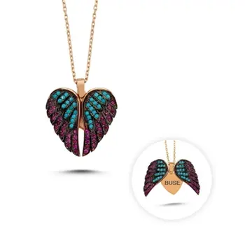 

Soufeel Opened Heart Valentine Gift 925 Sterling Silver Name Necklace