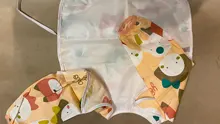Babero de manga larga para bebés, accesorio de ropa de protección para niños, bufanda para infante, bandana con mangas, babero para bebé a prueba de agua, lavable