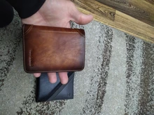 ManBang-cartera de piel auténtica para hombre, Mini tarjetero pequeño, Retro, de bolsillo, alta calidad, 2020