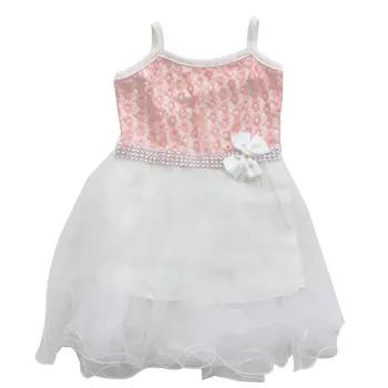 

Summer Baby Dress New Girls Fashion Infantile Festa Cotton Children Clothes Pink Bow White Tulle Baby Girl Dress Kids Clothes