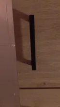 RUNBAZEF-Pomos de mueble cuadrados, tiradores de acero inoxidable, ideales para armario, puerta y cajón, color negro, herraje moderno