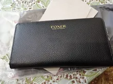 Money-Bag Bank-Holder Card-Slot Id-Case Long-Purse Wallet Lady FOXER Women Luxury 100%Genuine-Leather