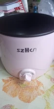 Mini máquina de Cocina eléctrica multifunción para el hogar, olla caliente de una sola/doble capa, olla de arroz multieléctrica, sartén antiadherente, 220V