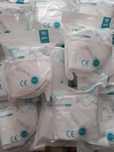 Mascarilla facial ffp2 KN95 con filtro, máscara antipolvo con ventilación, 100 Uds.