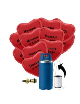 

120 Helium Balloons Custom for Valentine's Day