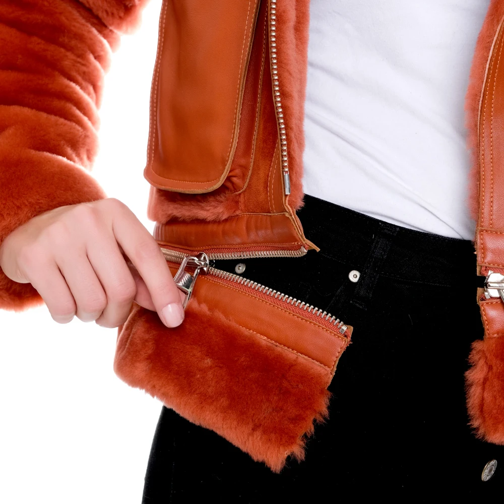 Zoramotti,Leather Jacket,Genuine Leather,Lambskin,Classic,quality,Natural Leather,Keeps,Warm