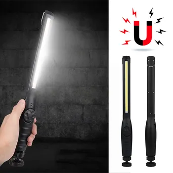 

Slim Work Light Emergent Lamp Flashlight Portable Multifunction Super Bright COB LED Rechargeable 1000LM Waterproof Cycling