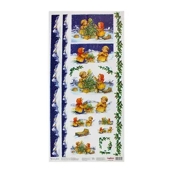 

Scb501026 the map for the decoupage 'New Year's tree ', 35*70 cm, scrapberry's