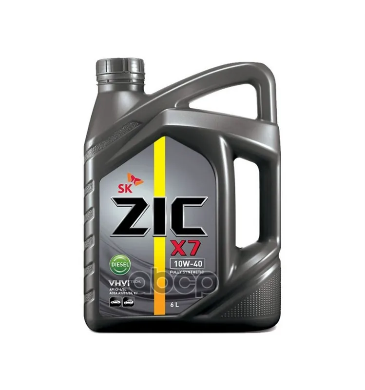Zic Zic X7 Diesel 10w40(6l)_масло Моторное!Api Ci-4/Sl, Acea E7/B3/B4, Mb 228.3 Zic 172607