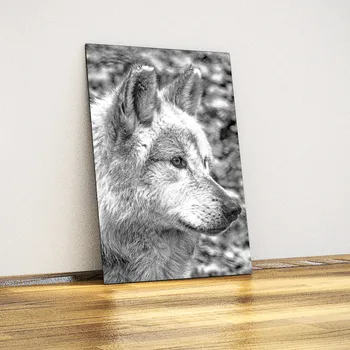 

White Wolf-Decorative Metal Plate