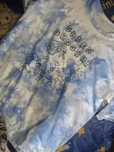 Algodón camiseta con oso Streetwear Verano de gran tamaño, camiseta de las mujeres Harajuku Tops de manga corta Tee Hip Hop teñido camiseta divertida