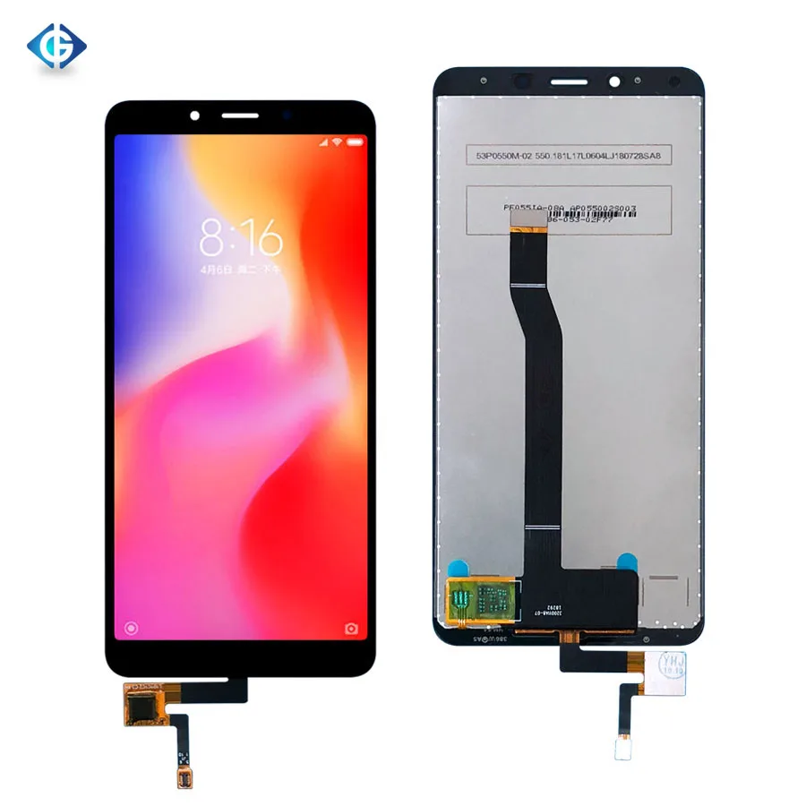 Экран 5 45 дюйма для Xiaomi Redmi 6/6A ЖК-дисплей с сенсорным экраном Замена + рамка полный