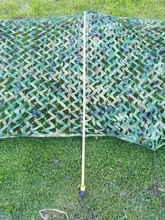 5*6m/1,5*3m Red de camuflaje militar camuflaje red ultraligero coche acampada, jardín tienda de lona toldo refugio para el sol Red de camuflaje de malla