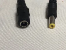 5 unids/lote 5,5x2,1mm 12V Mujer/hombre de toma de corriente DC Jack conector de clavija Cable de la nave de la gota