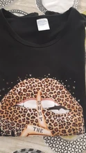 Shirt Lips Tees Base Women Tops Funny Leopard Summer Fashion O-Neckblack ZOGANKIN