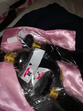 Extensiones de cabello humano peruano con cierre de encaje, mechones rectos de 30 pulgadas, 4x4, cierre HD 5x5, 3/4 mechones