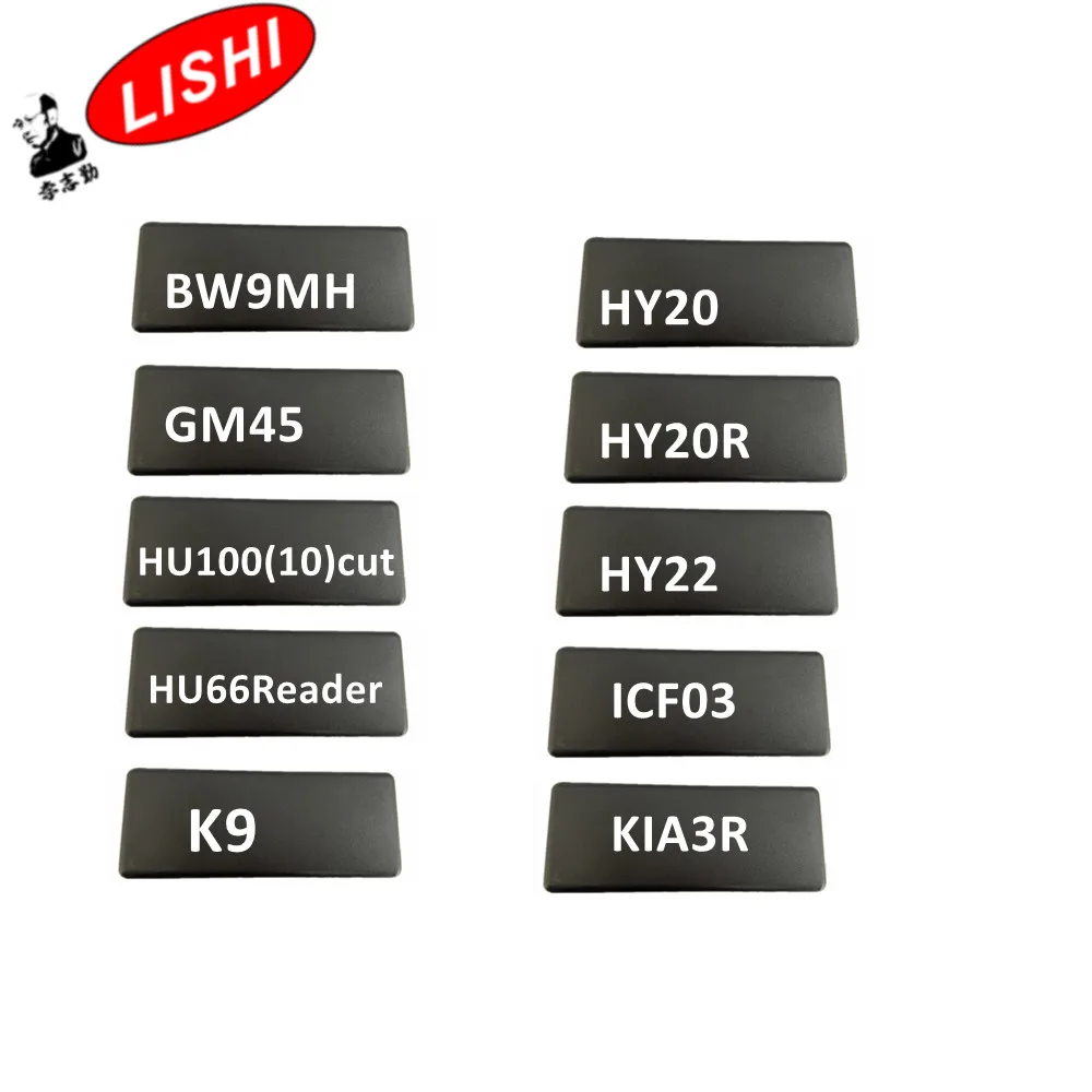 

Lishi 2 in 1 Tools HU100(10) HU66 HY22 HY20 K9 KIA3R ICF03 GM45 HU66 Key Reader 2IN1 Lishi Locksmith Tools