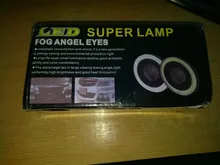 DRL Universal Car-Headlight-Lamp Fog-Lights Daytime Led Cob-Angel-Eyes 64mm 89mm 76mm