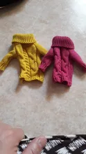 Suéter de algodón puro hecho a mano de alta calidad, vestido, Tops, opciones de ropa de muñeca, accesorios para muñeca Barbie, juguete para niña de 11,5 pulgadas