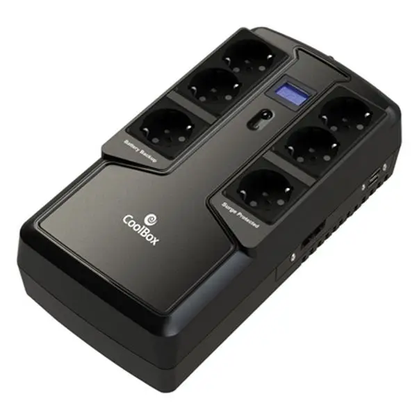 Автономный UPS CoolBox COO-SAISCU2-800 480 Вт черный