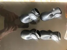 Zapatos antideslizantes para mascota de perro de lluvia, botas de goma impermeables para chihuahua, calzado para exteriores, calcetines para perro