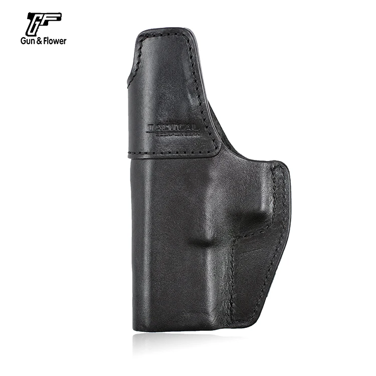 Gunflower быстро нарисованная IWB кожаная кобура внутри брюк скрывает ношение Glock 19 пистолетный мешочек