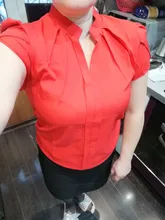 Tops y blusas para mujer, blusas de gasa de manga corta, blancas, de talla grande XXL