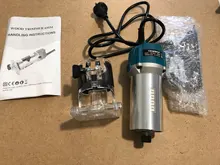 Fresadora eléctrica de 30000rpm para carpintería, recortador eléctrico para madera, máquina de grabado con ranuras, 800W, con puntas, máquina de tallado a mano