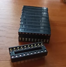 IC seat 6, 8, 14, 16, 20, 24, 28, 32, 40, 2,54mm, zócalo de pin, chip MCU, ranura para ic, 10 Uds.
