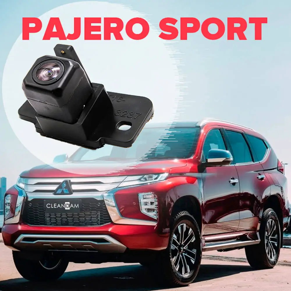 Rear view camera washer for Mitsubishi Pajero Sport 2016 2017 2018 2019 2021 3237 Reverse car cameras hd 360 overview bracket cleancam |